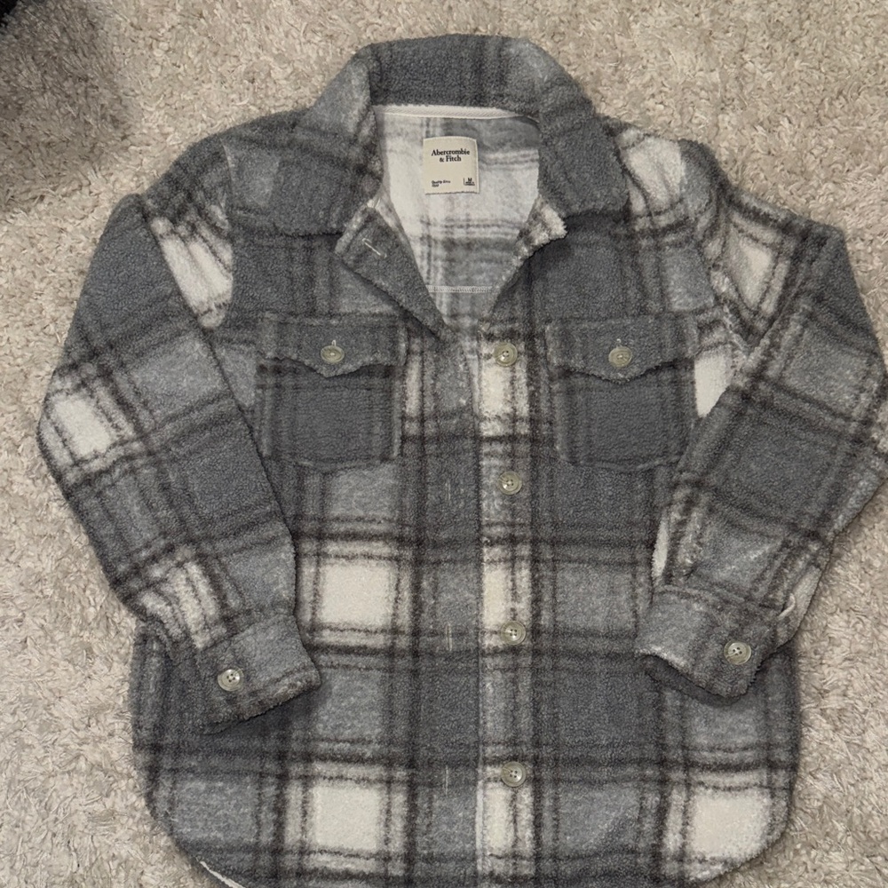 Abercrombie fleece shacket